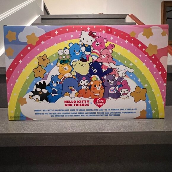 Hello Kitty & Friends x Care Bears Cheer Bear Special Collector Set,Set of 3,NIB - Picture 8 of 16